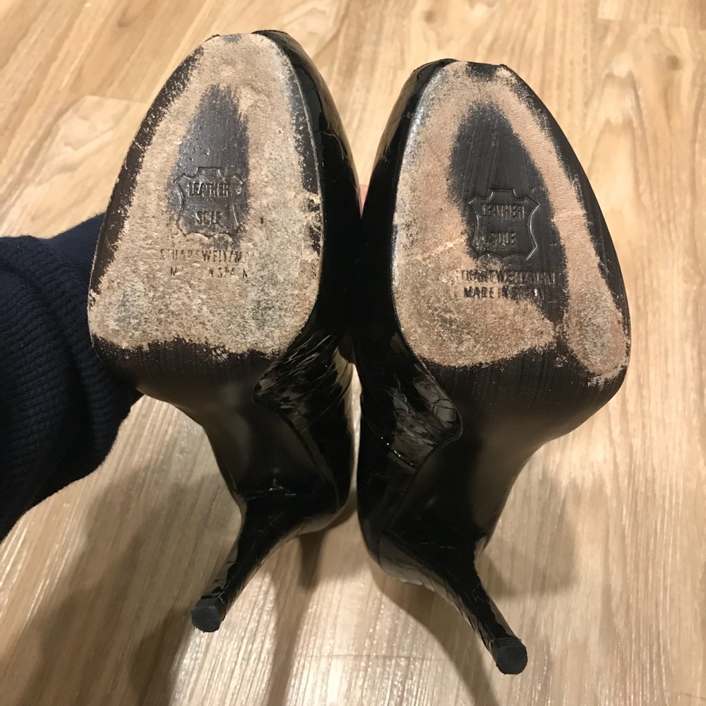 Stuart Weitzman Peep Toe Heels - image 5